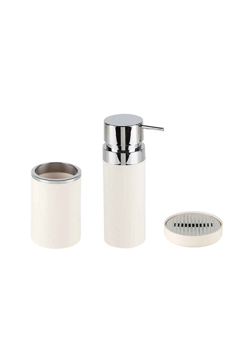 Hometime Banyo Seti 3 Parça Bej Hometime Banyo Seti 3 Parça Bej