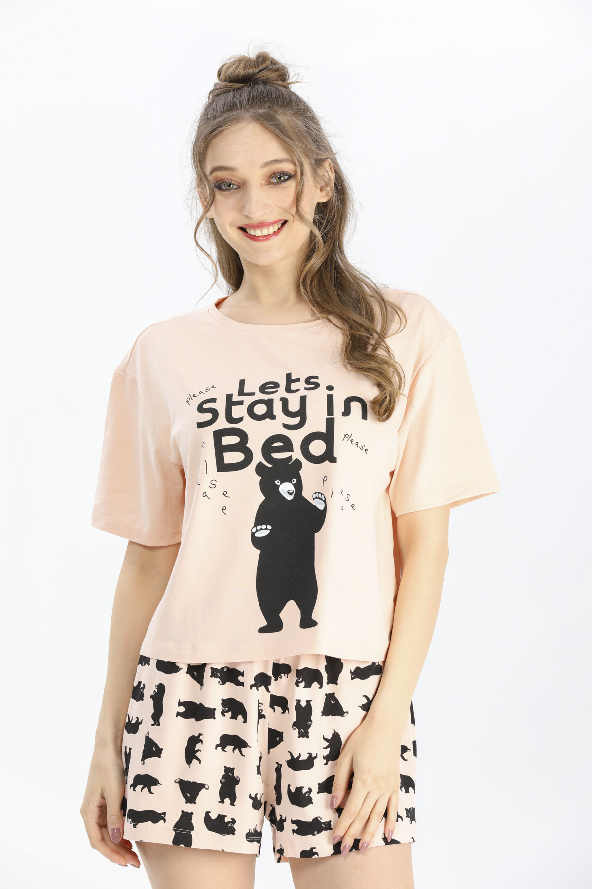 Shefame Şortlu Pijama Takımı 231PJ033IT.OV Shefame Şortlu Pijama Takımı 231PJ033IT.OV