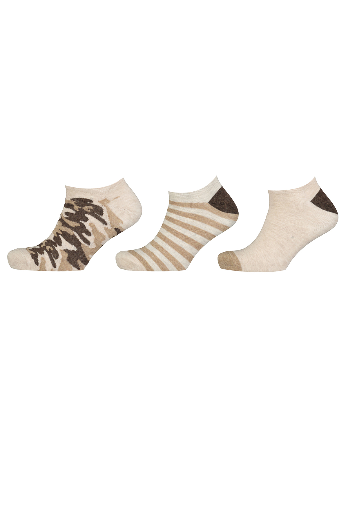 First Company 3'lü Erkek Patik Çorap 231MN106NC-6