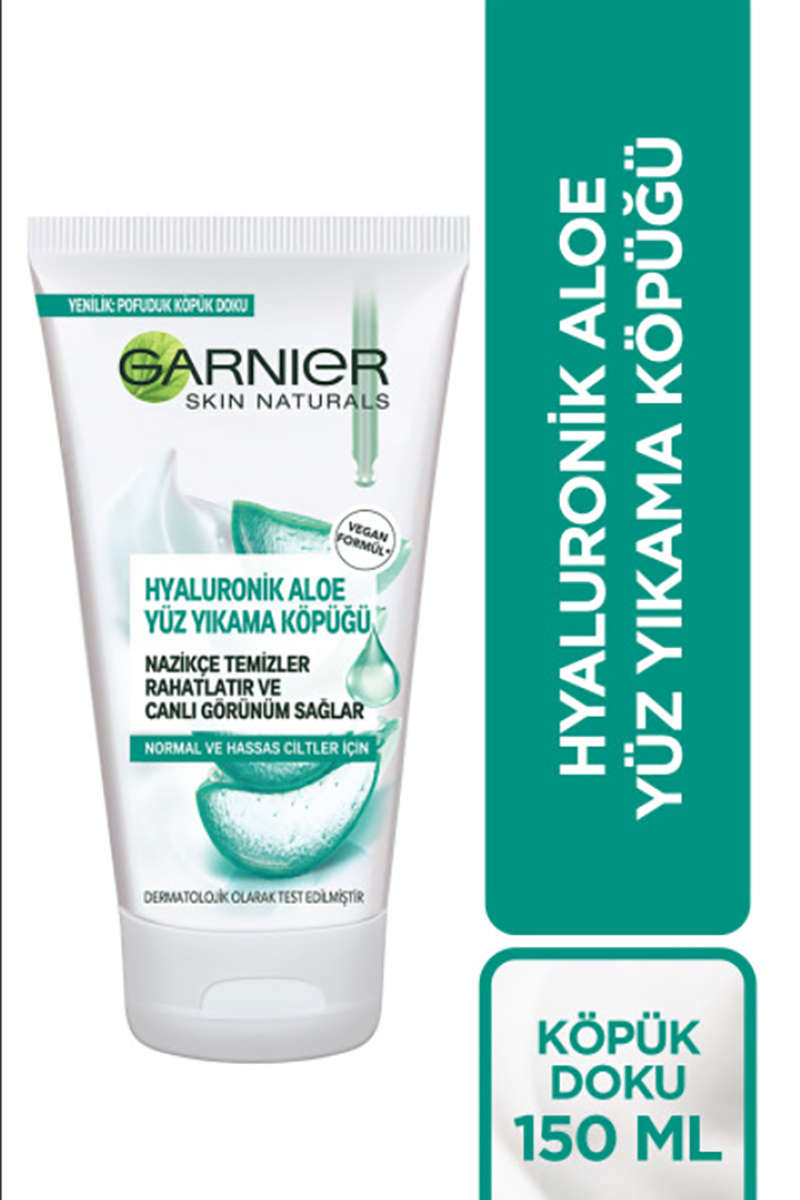 Garnier Hyaluronik Aloe 150ml Yüz Yıkama Jeli Garnier Hyaluronik Aloe 150ml Yüz Yıkama Jeli