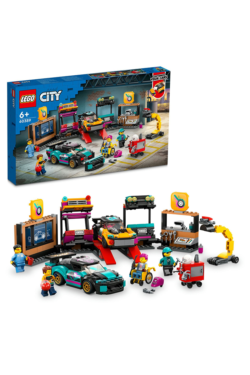 LEGO City Araç Modifiye Atölyesi 60389 LEGO City Araç Modifiye Atölyesi 60389