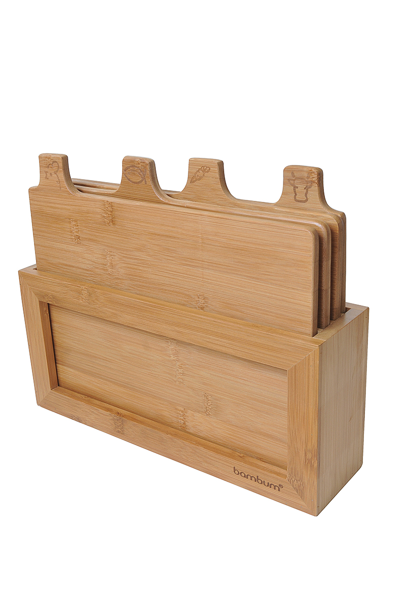 100003 1Bambum Tapenade Kesme Tahtası 4'lü