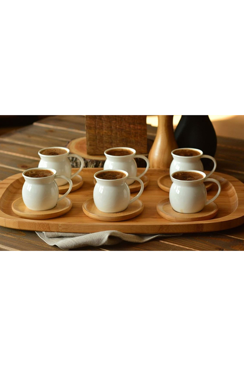 Bambum Torby Kahve Fincan Seti 6 Kişilik B2774 Bambum Torby Kahve Fincan Seti 6 Kişilik B2774