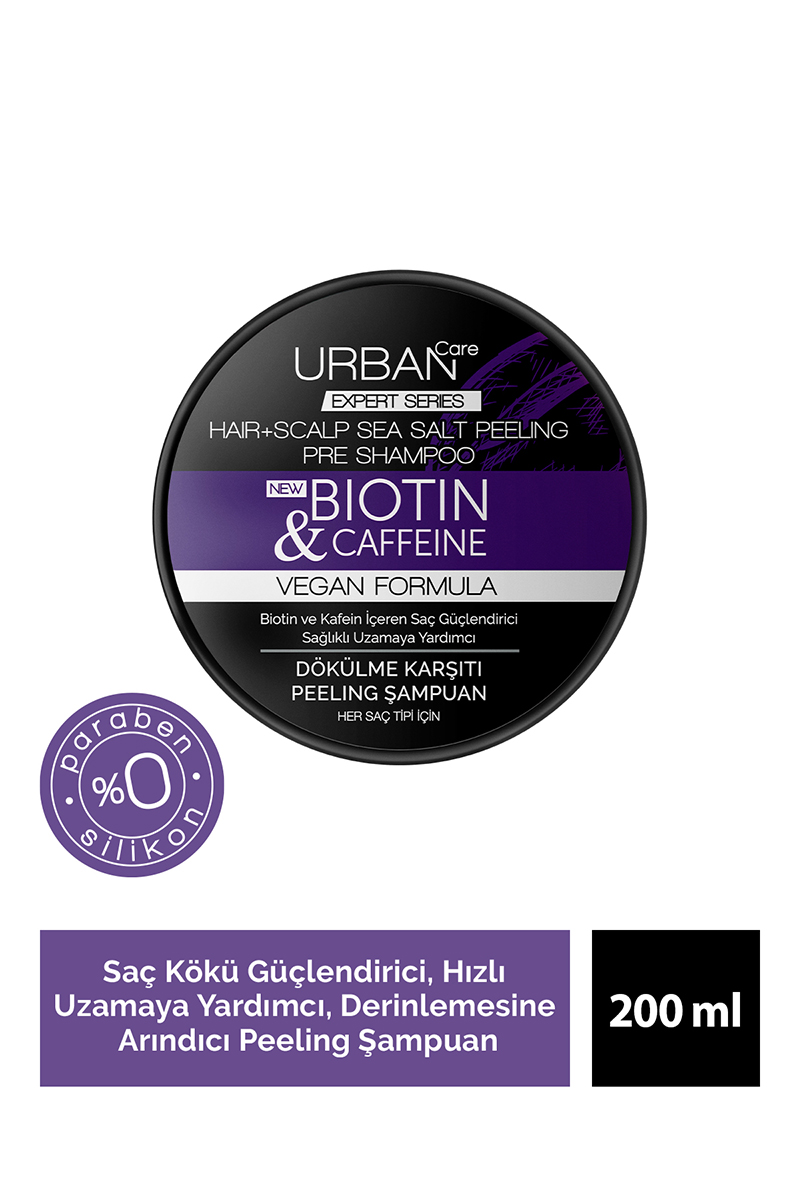 Urban Care Expert Peeling Biotin & Caffein 200ml Şampuan