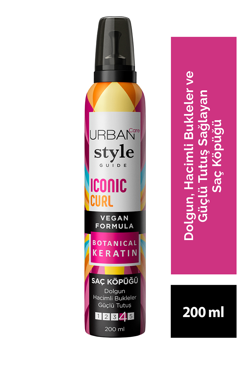 Urban Care Style G. Iconic Curl Güçlü Tutuş 200ml Köpük Urban Care Style G. Iconic Curl Güçlü Tutuş 200ml Köpük