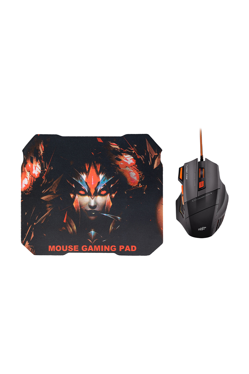 Mf Product Strike 0119 Kablolu Rgb Gaming Mouse + Turuncu