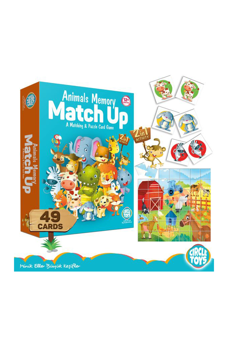 Oyuncak Animals Memory Match Up CRCL046