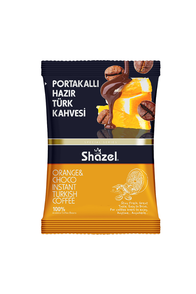 Shazel Portakallı Hazır Türk Kahvesi 100 G Shazel Portakallı Hazır Türk Kahvesi 100 G