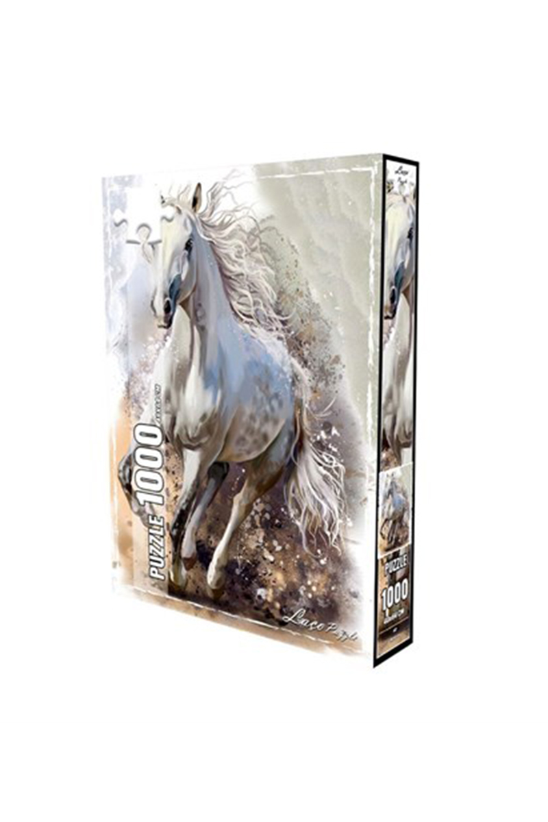 Laço Puzzle 1000 Parça Beyaz At