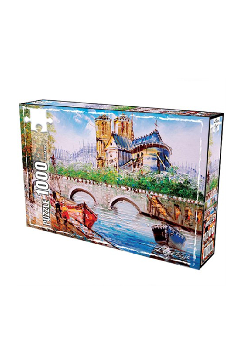 Laço Puzzle 1000 Parça Paris Sokak Manzarası