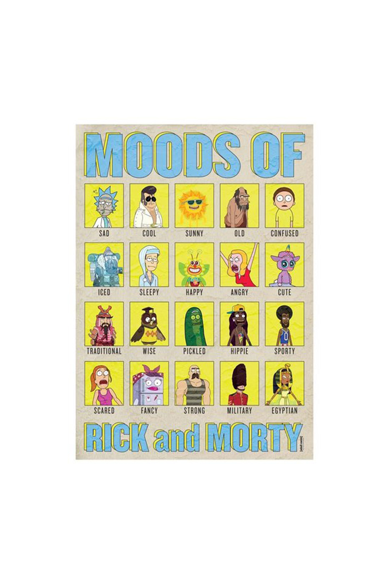 Laço Puzzle 1000 Parça Rick And Morty