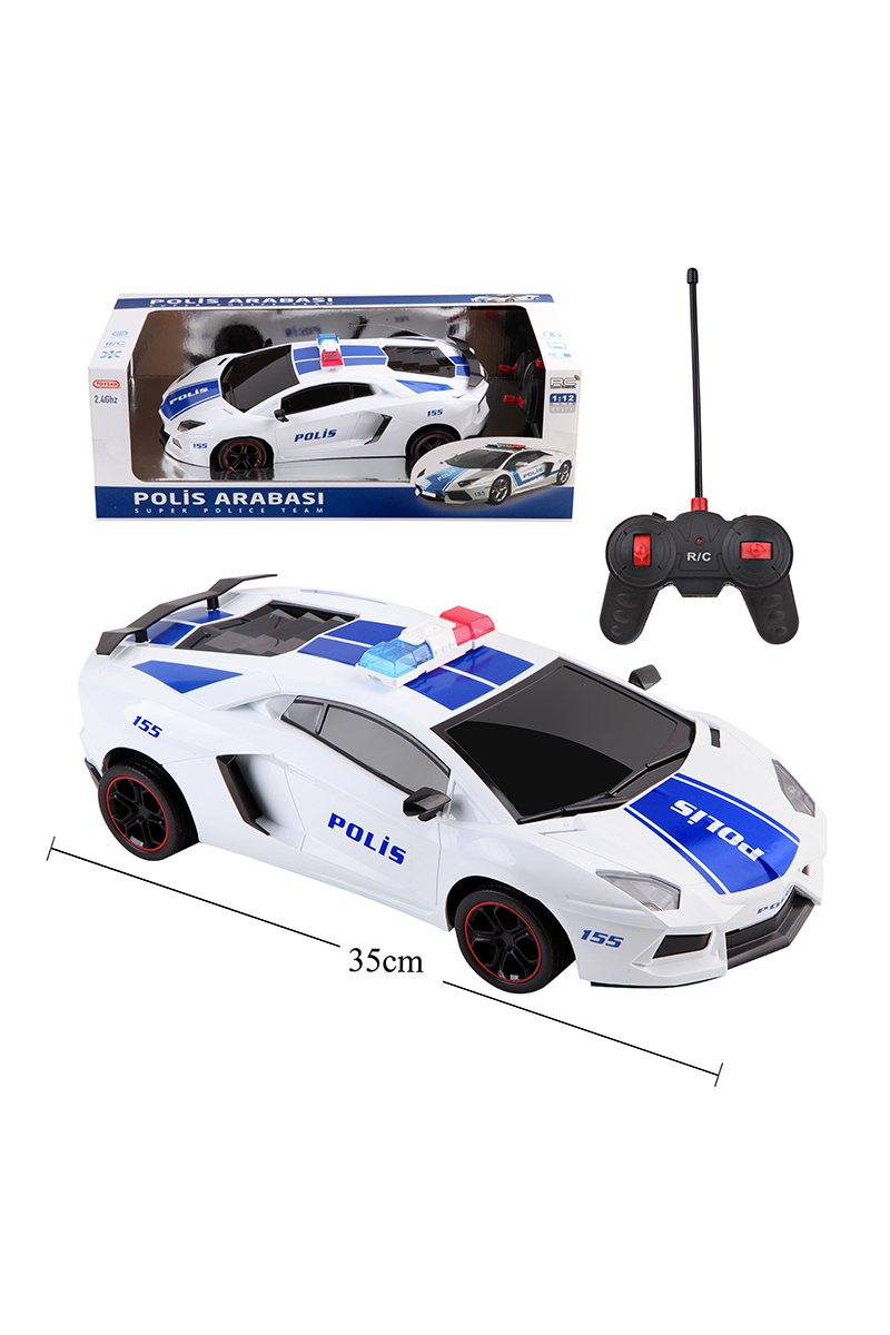 Oyuncak Polis Arabası 1/12 Ölçekli