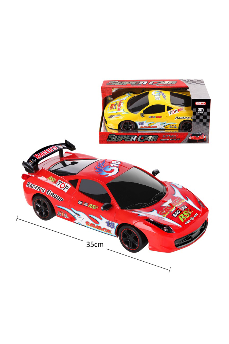 Oyuncak Sürtmeli Racing Polis Arabası 1/12 Ölçekli