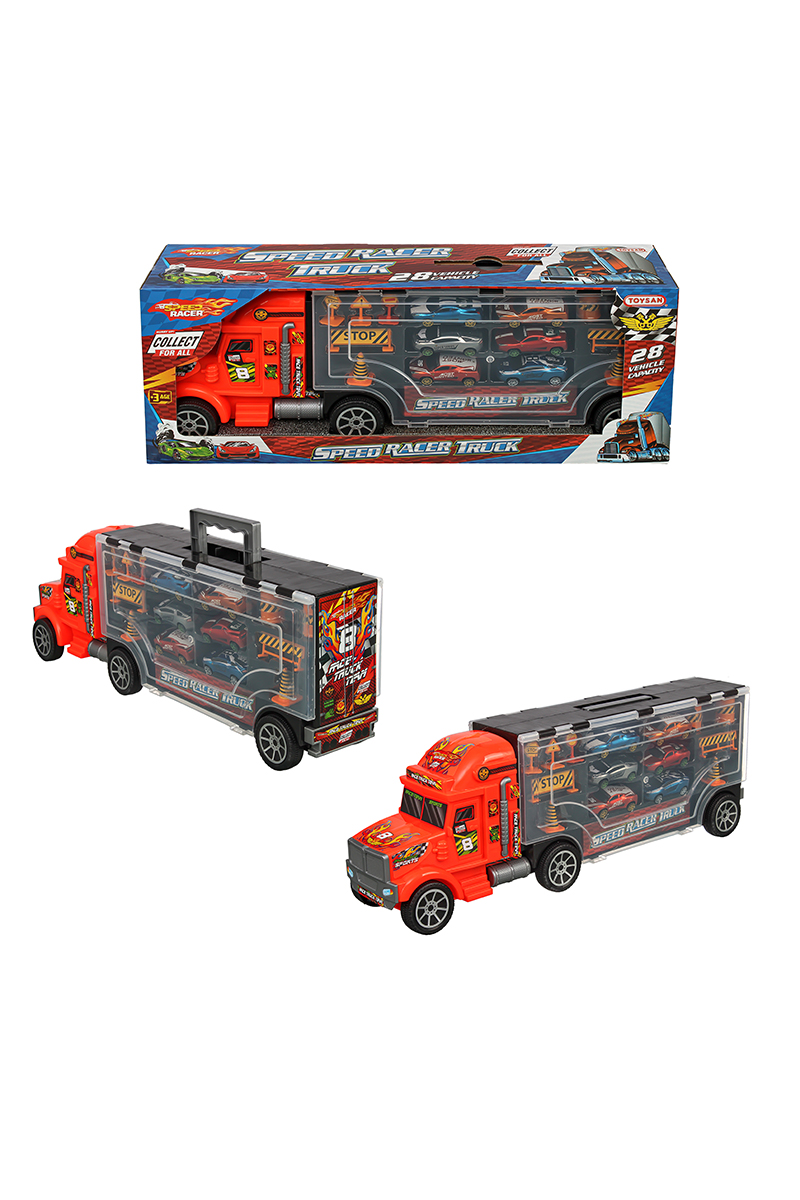 Oyuncak Kutulu Taşıyıcı Tır 28 Araç Kapasiteli