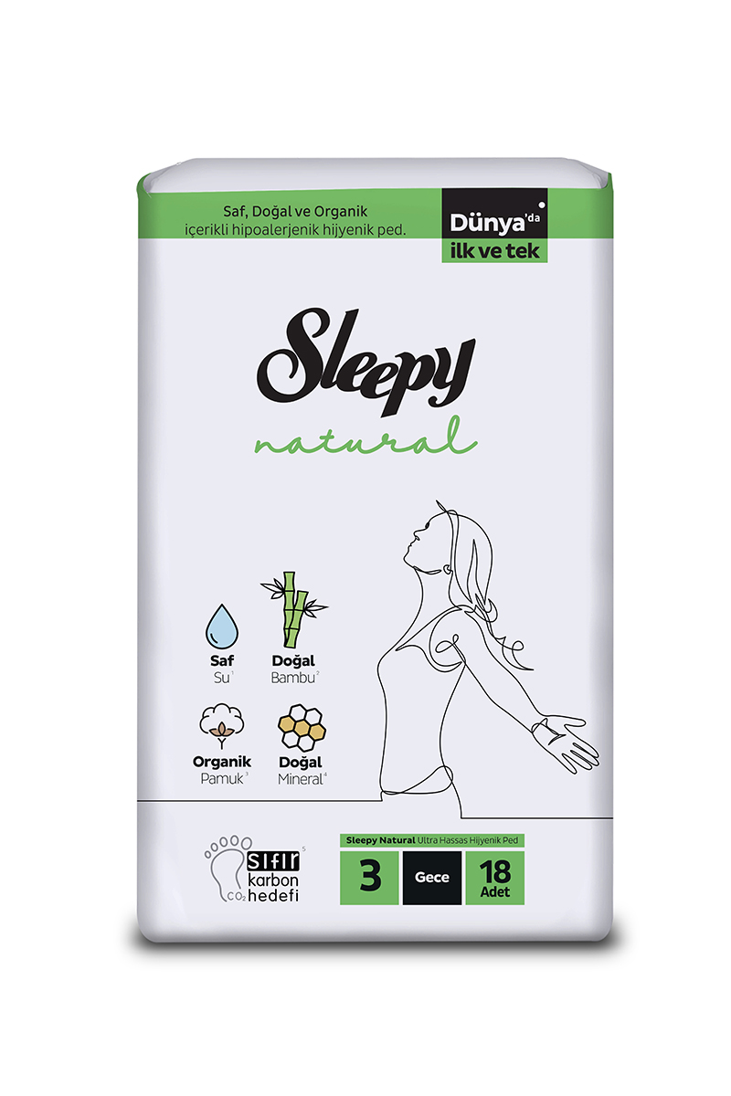 Sleepy Natural Ped Super Eko Gece 18 Li