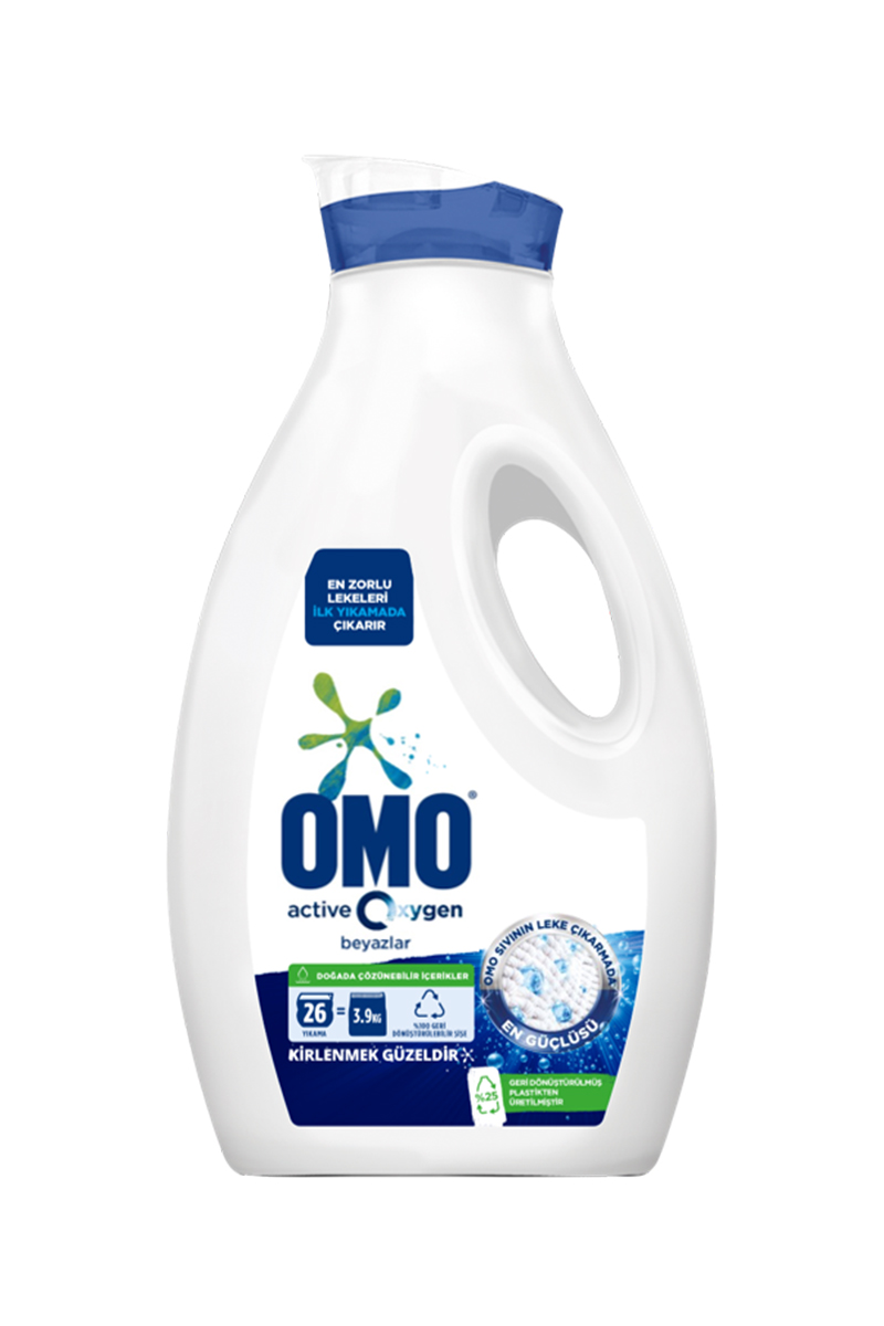 Omo Sıvı Çamaşır Deterjanı 1690 Ml Active Oxygen 26 Yıkama Omo Sıvı Çamaşır Deterjanı 1690 Ml Active Oxygen 26 Yıkama