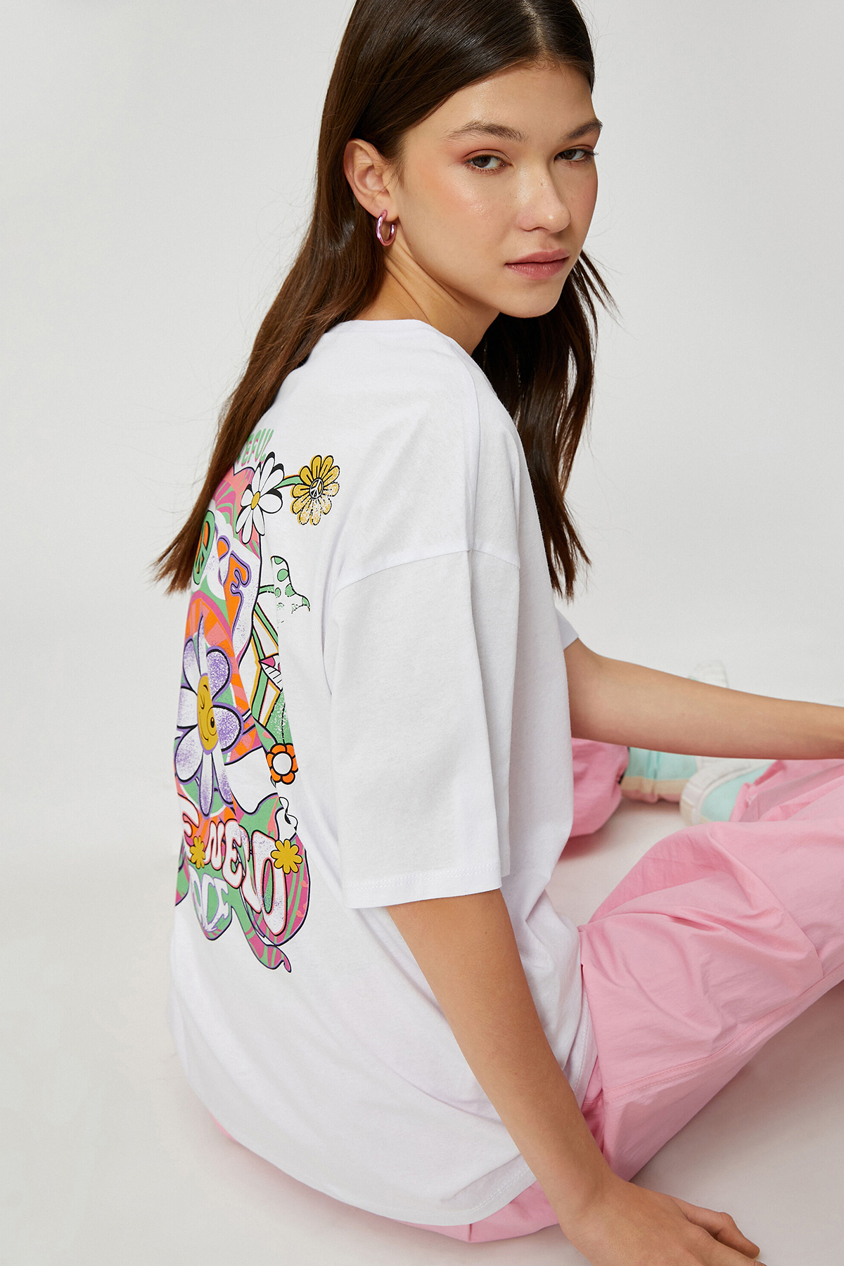 Koton Kadın Tişört 3SAL10035IK010 Koton Kadın Tişört 3SAL10035IK010