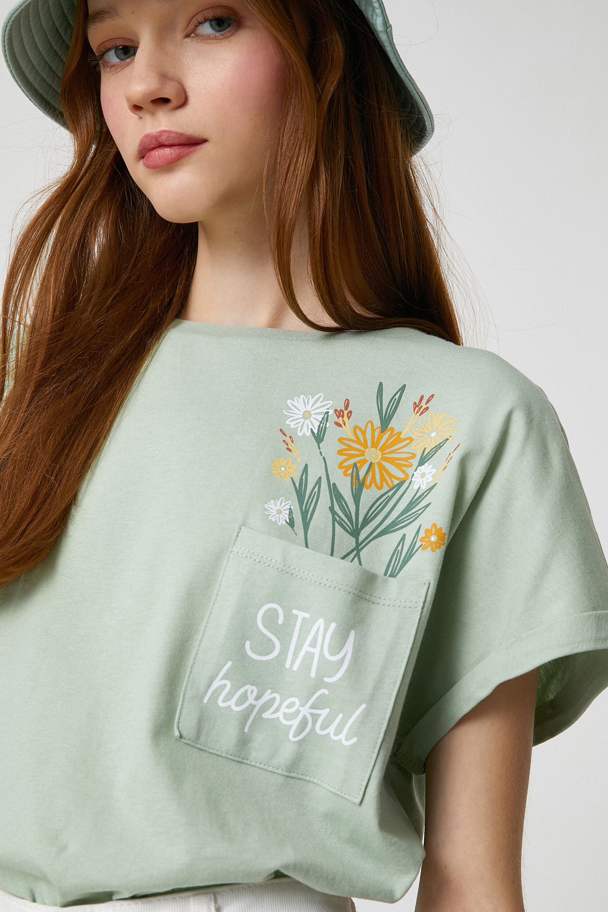 Koton Kadın Tişört 3SAL10070IK751 Koton Kadın Tişört 3SAL10070IK751