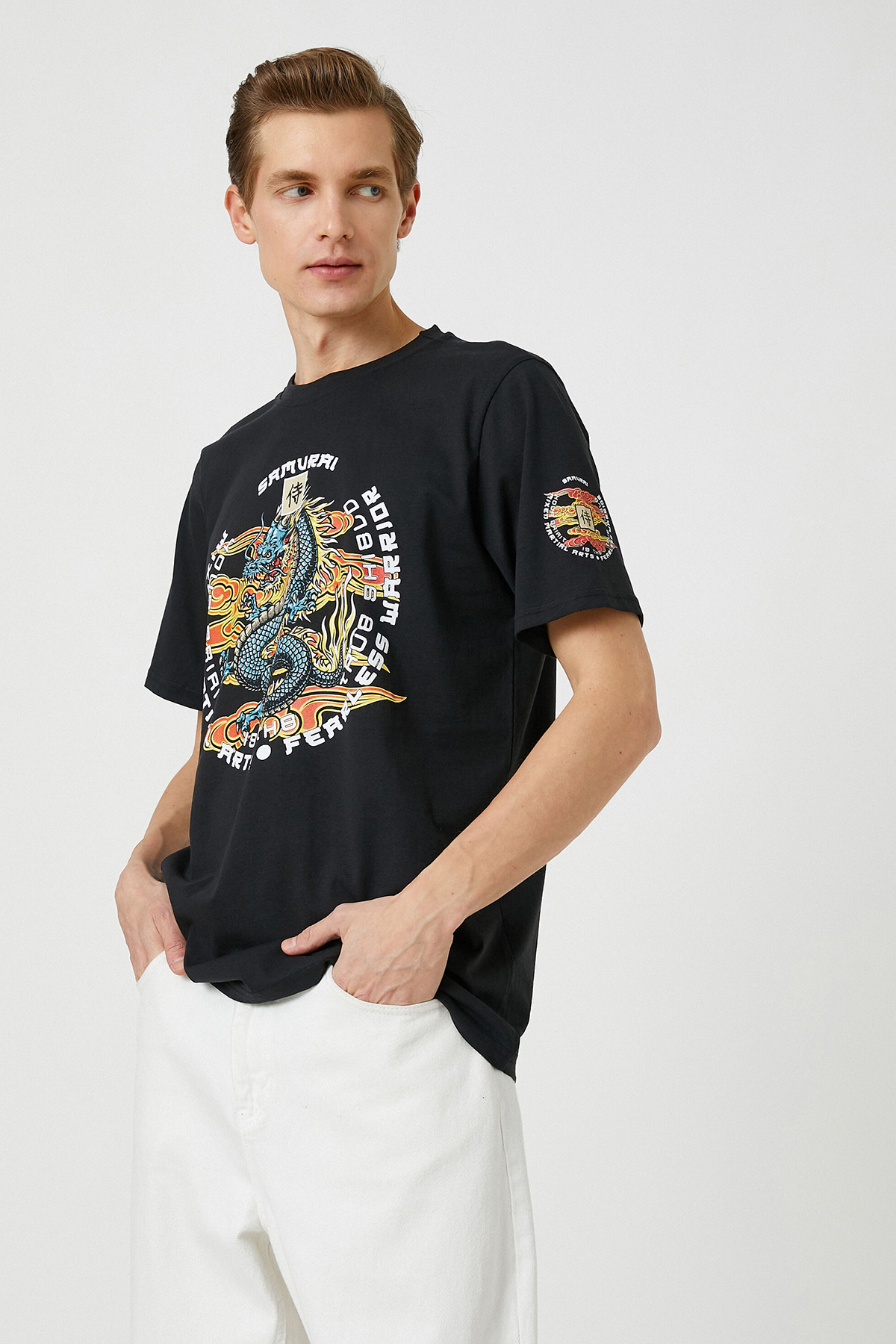 Koton Erkek Tişört 3SAM10015HK Koton Erkek Tişört 3SAM10015HK