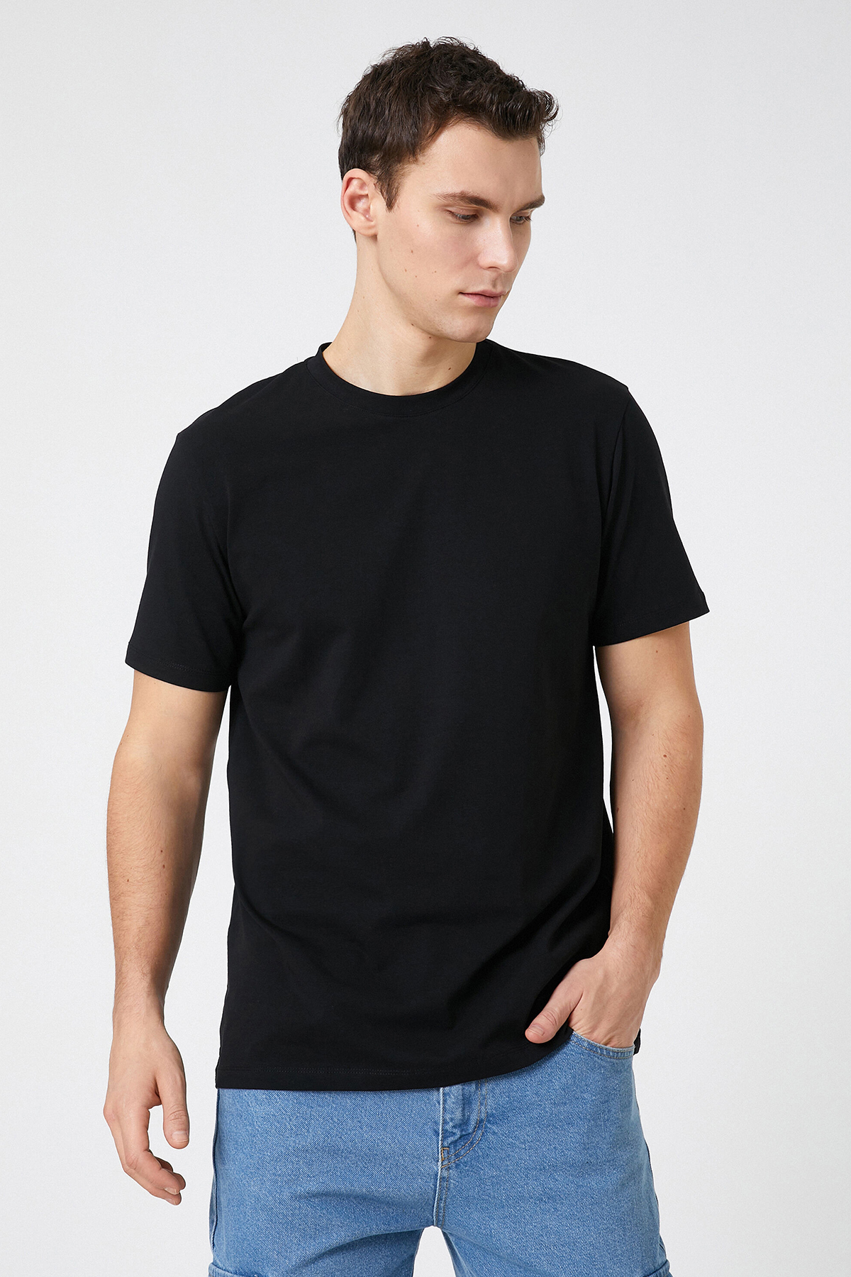 Koton Erkek Tişört 3SAM10068HK Koton Erkek Tişört 3SAM10068HK