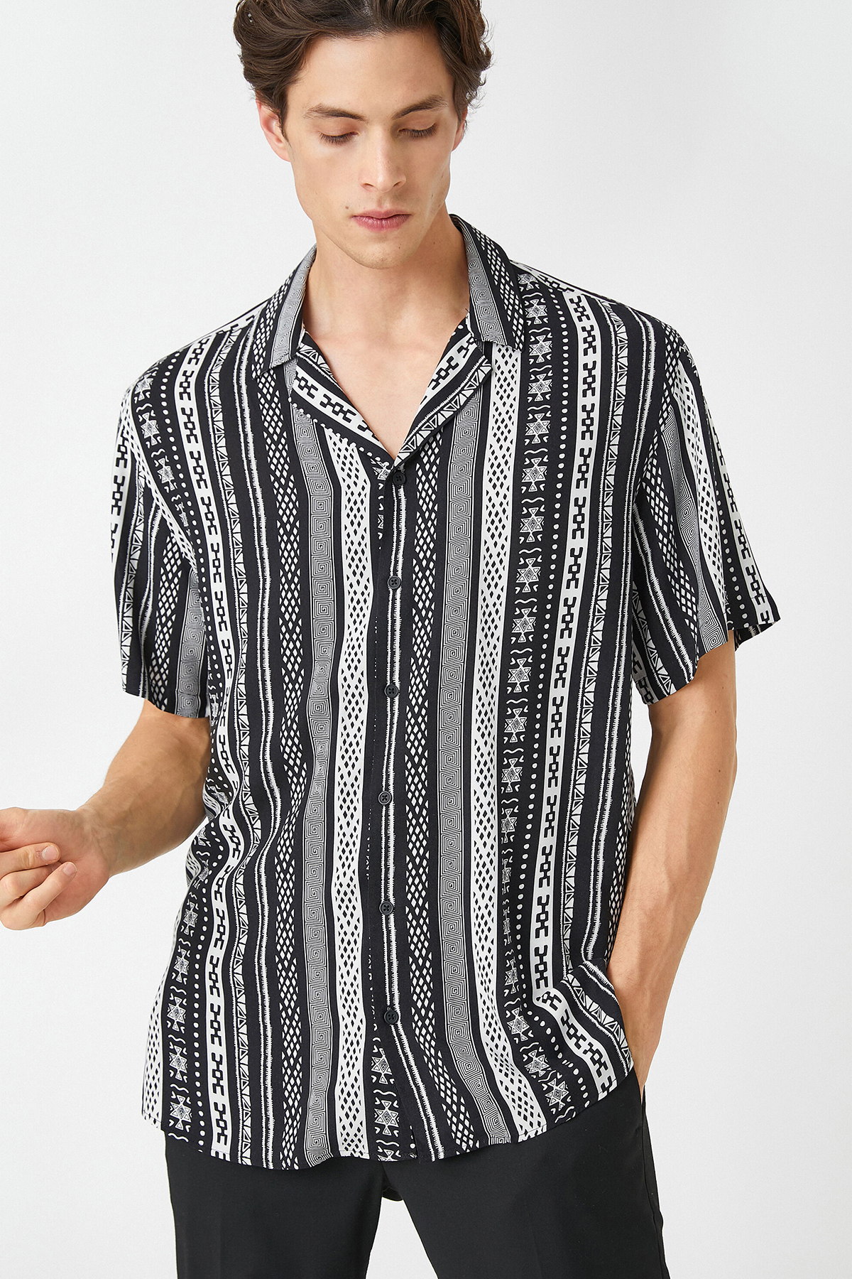 Koton Erkek Gömlek 3SAM60015HW Koton Erkek Gömlek 3SAM60015HW