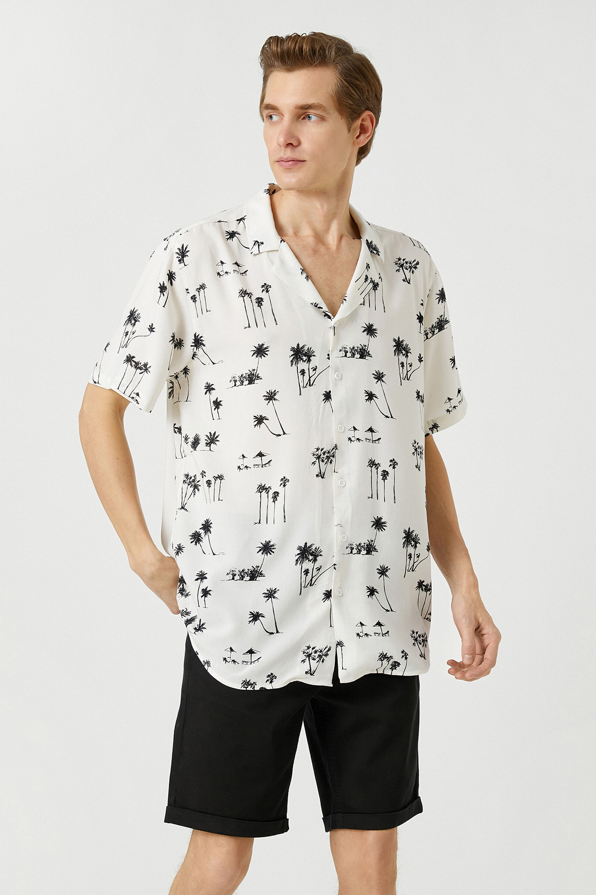 Koton Erkek Gömlek 3SAM60016HW Koton Erkek Gömlek 3SAM60016HW