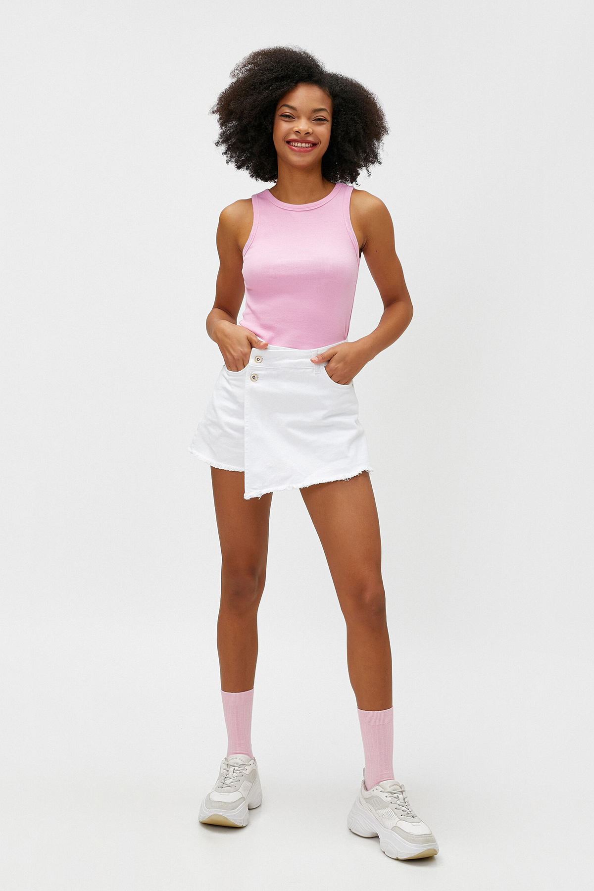 Koton Kadın Şort Etek 3SAL40096MD000 Koton Kadın Şort Etek 3SAL40096MD000