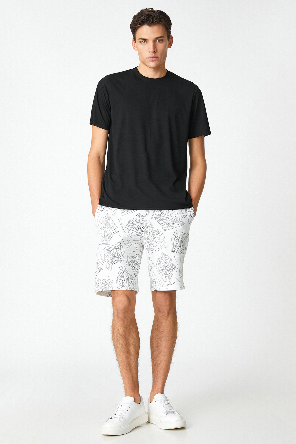 Koton Erkek Tişört 3SAM10182HK Koton Erkek Tişört 3SAM10182HK