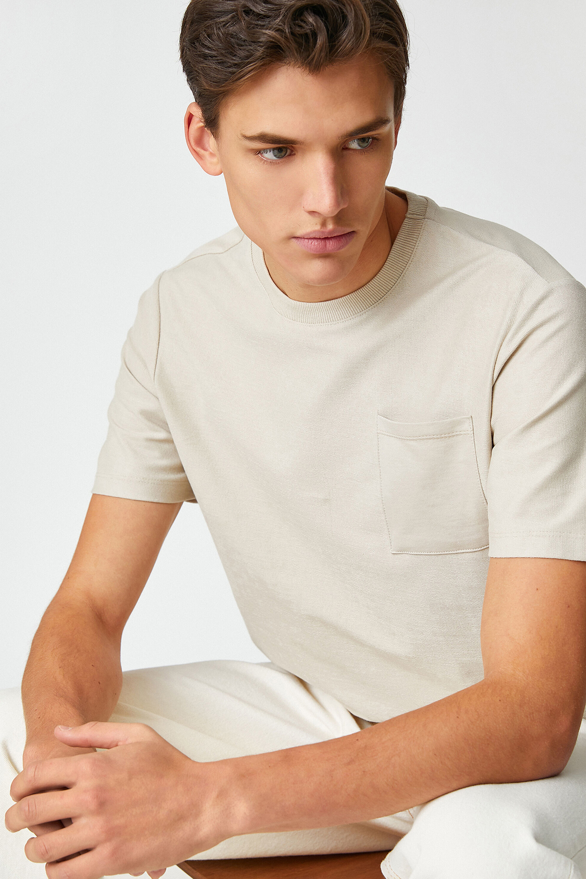 Koton Erkek Tişört 3SAM10234HK Koton Erkek Tişört 3SAM10234HK