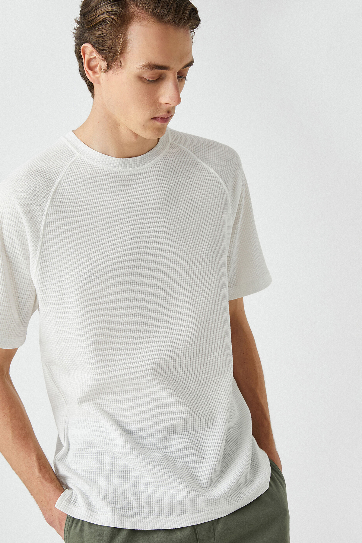 Koton Erkek Tişört 3SAM10249HK Koton Erkek Tişört 3SAM10249HK