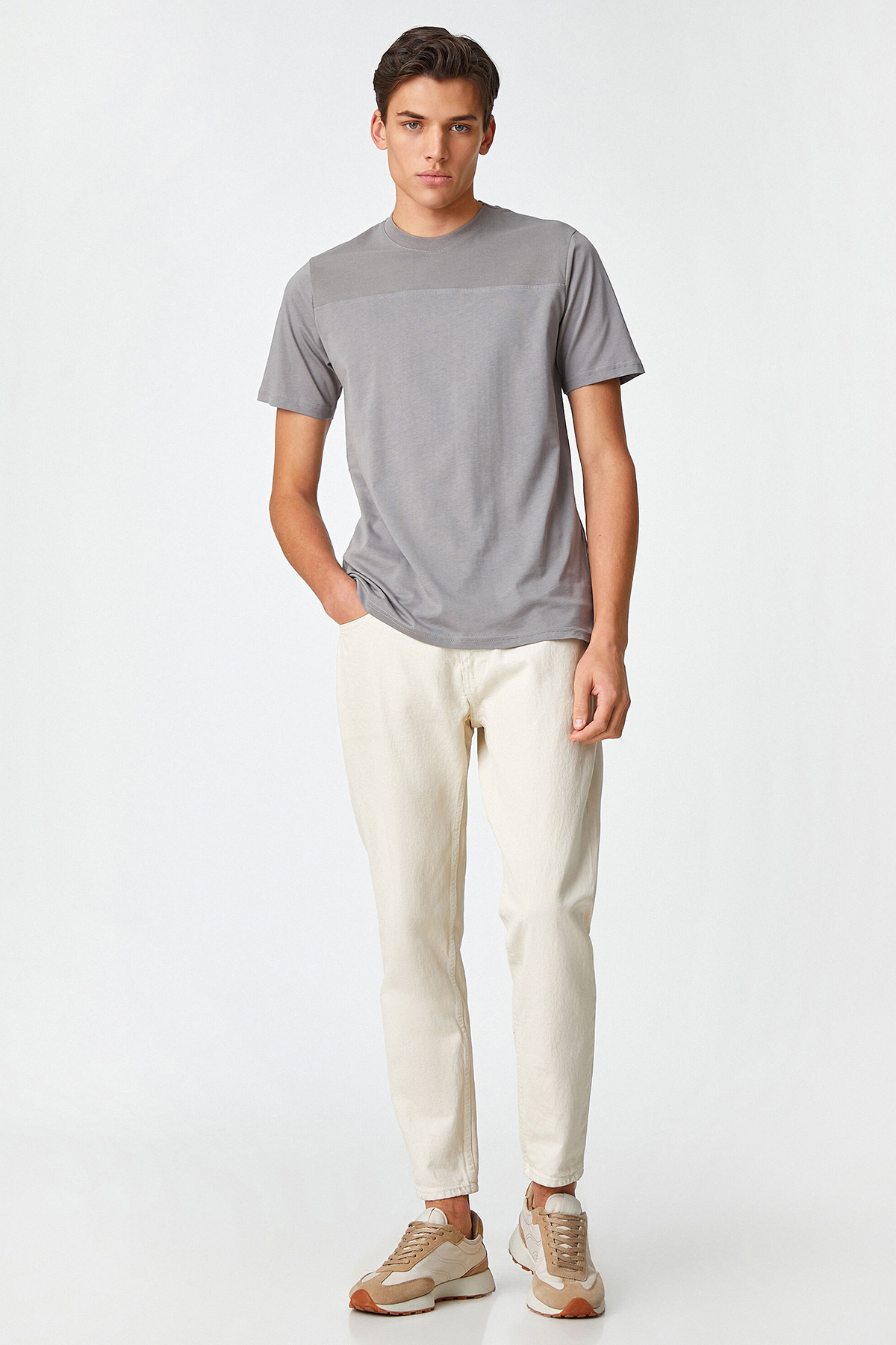 Koton Erkek Tişört 3SAM10262HK Koton Erkek Tişört 3SAM10262HK