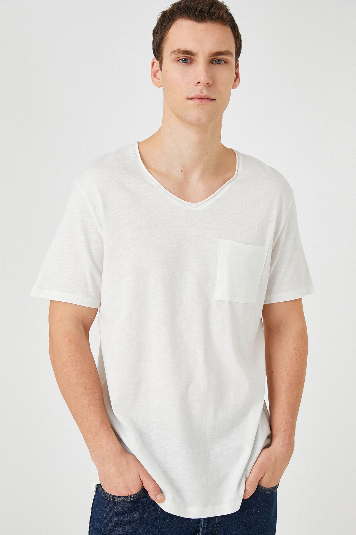 Koton Erkek Tişört 3SAM10289HK Koton Erkek Tişört 3SAM10289HK