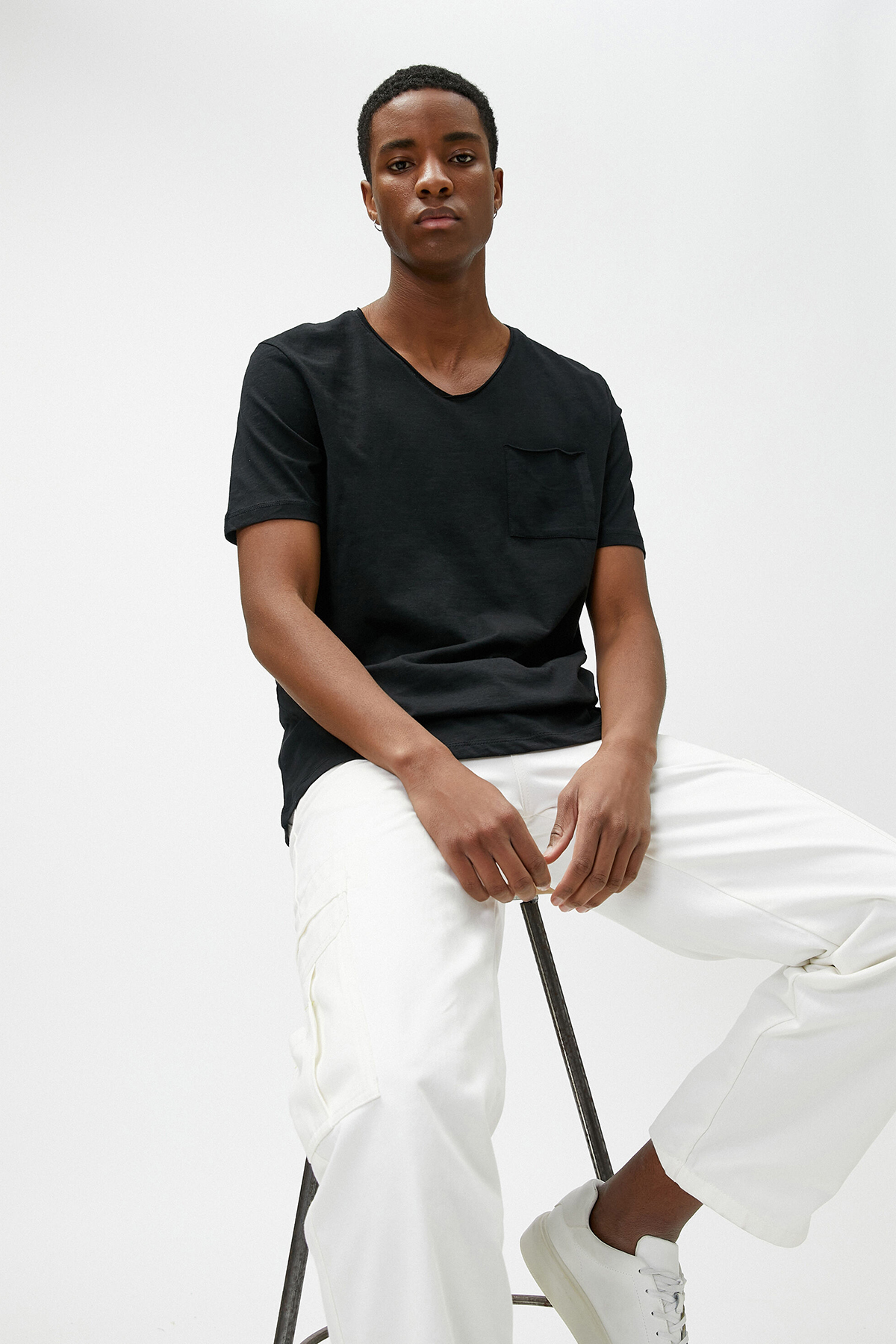 Koton Erkek Tişört 3SAM10289HK Koton Erkek Tişört 3SAM10289HK