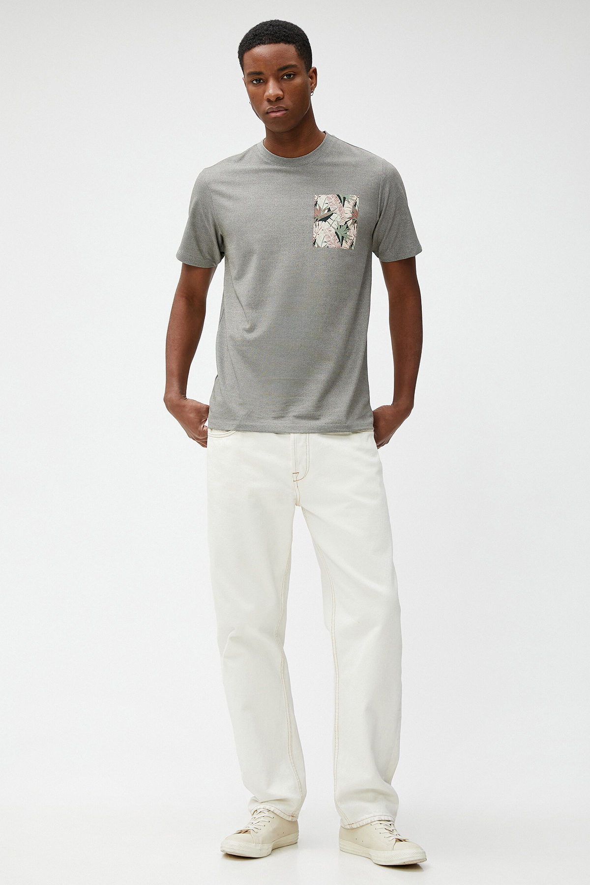 Koton Erkek Tişört 3SAM10426HK Koton Erkek Tişört 3SAM10426HK