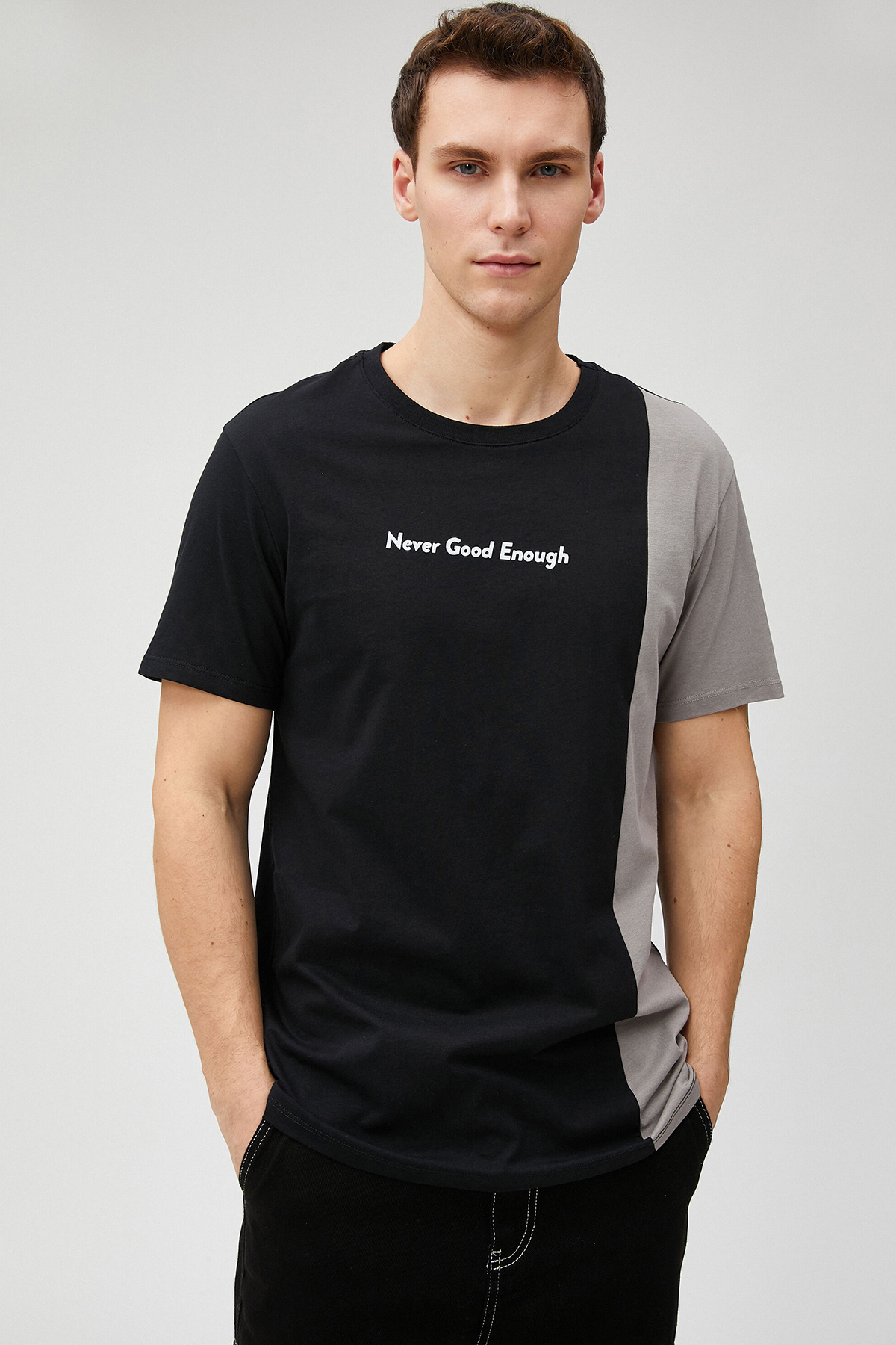 Koton Erkek Tişört 3SAM10476HK Koton Erkek Tişört 3SAM10476HK