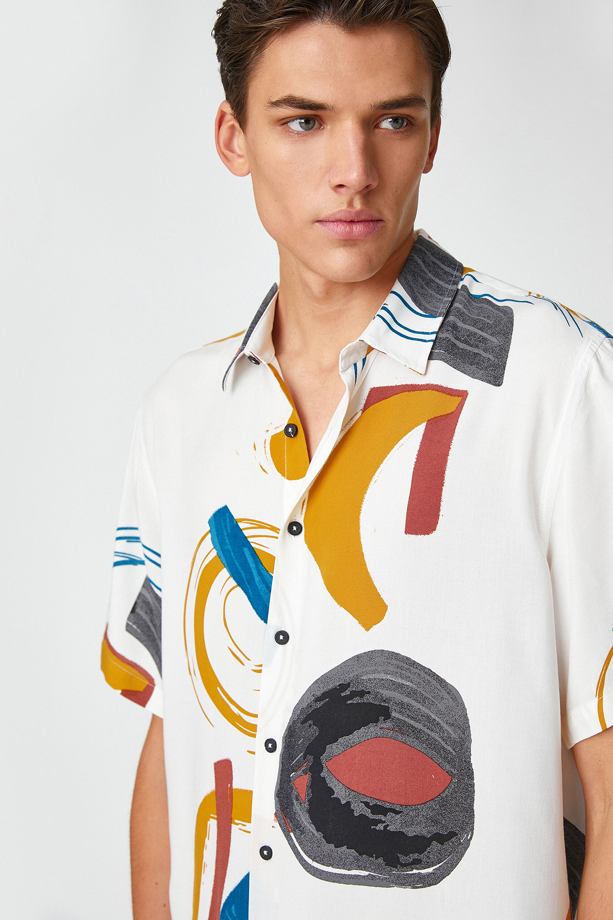 Koton Erkek Gömlek 3SAM60120HW Koton Erkek Gömlek 3SAM60120HW