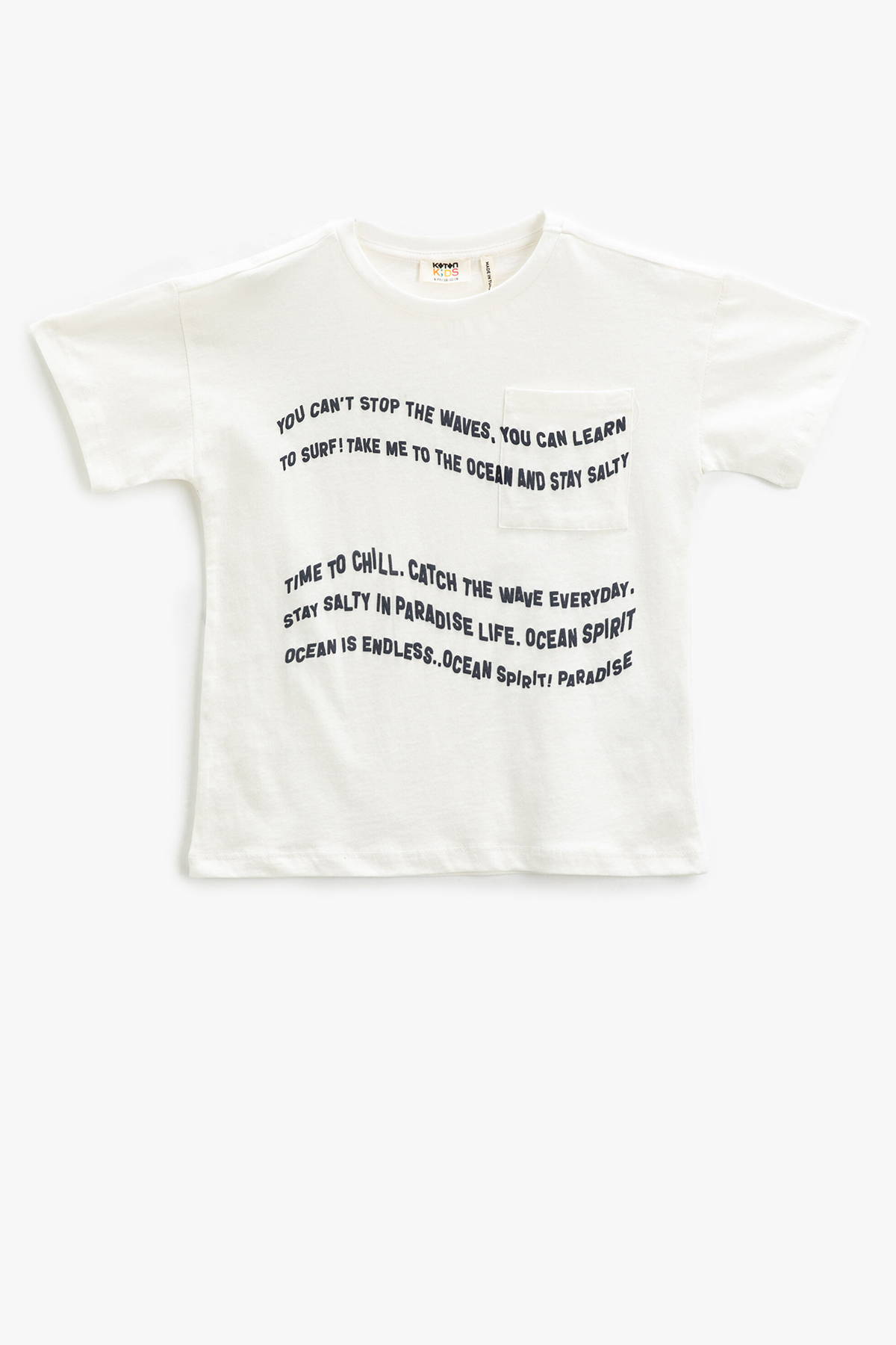 Koton Erkek Çocuk Tişört 3SKB10147TK Koton Erkek Çocuk Tişört 3SKB10147TK