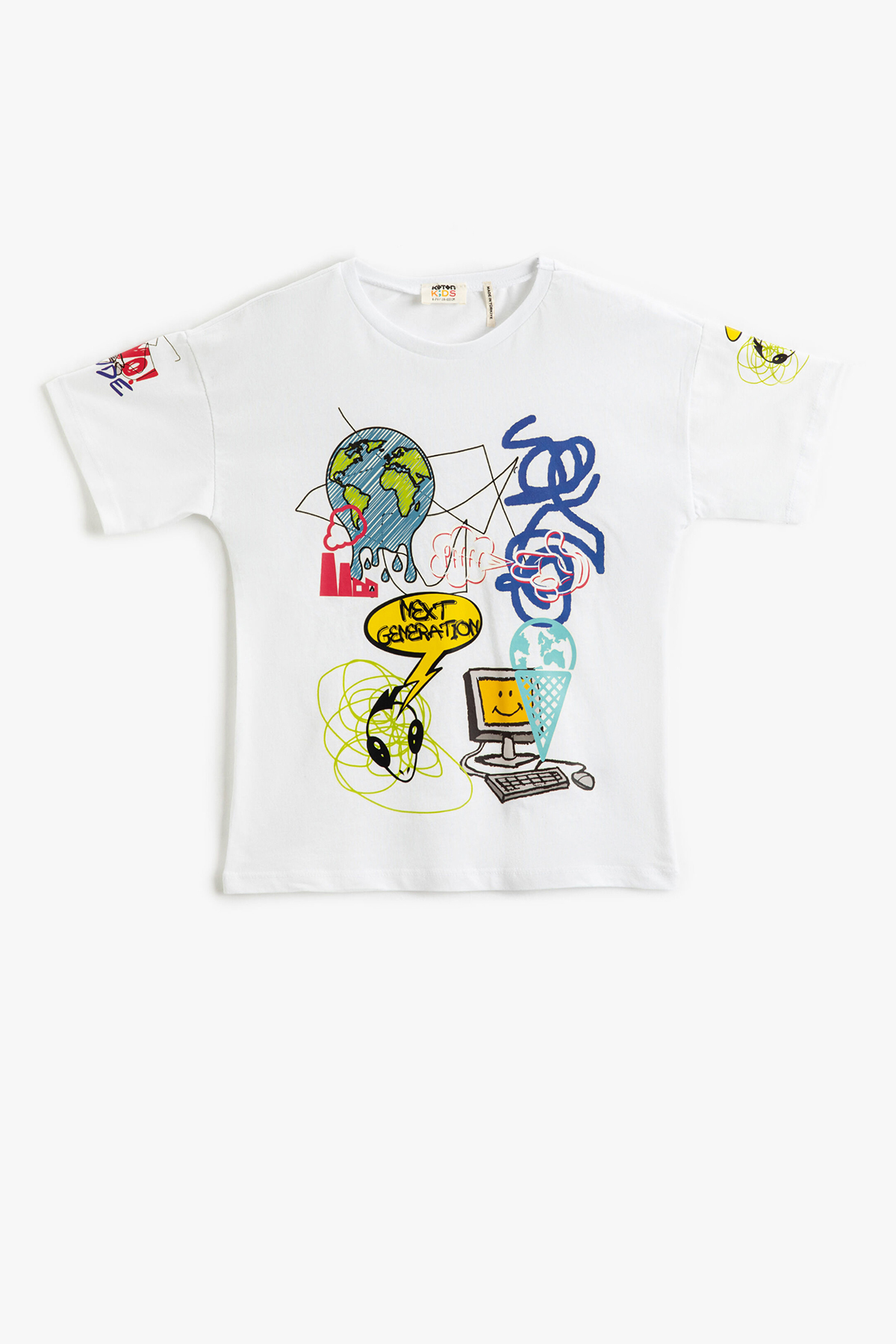 Koton Erkek Çocuk Tişört 3SKB10157TK Koton Erkek Çocuk Tişört 3SKB10157TK