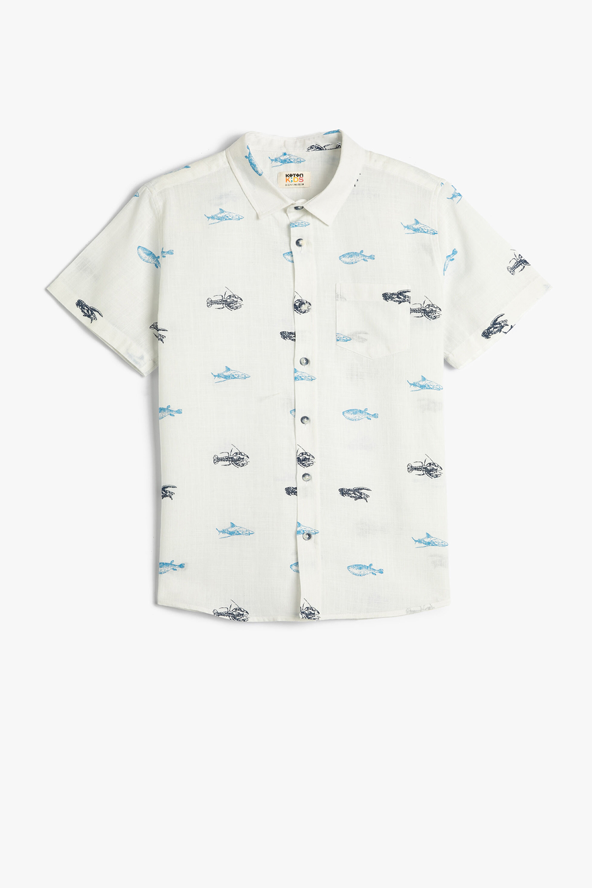 Koton Erkek Çocuk Gömlek 3SKB60042TW Koton Erkek Çocuk Gömlek 3SKB60042TW