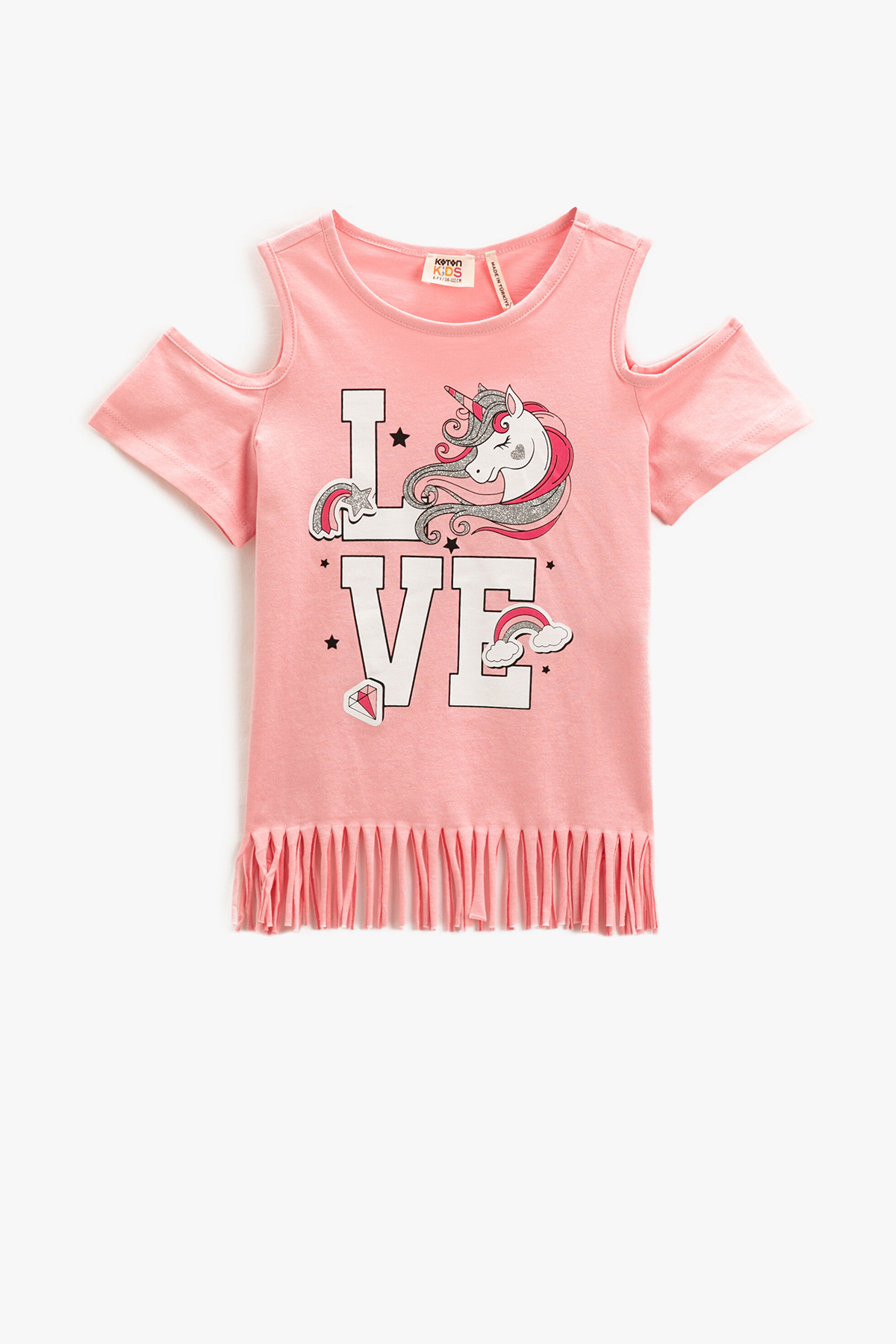 Koton Kız Çocuk Tişört 3SKG10155AK Koton Kız Çocuk Tişört 3SKG10155AK