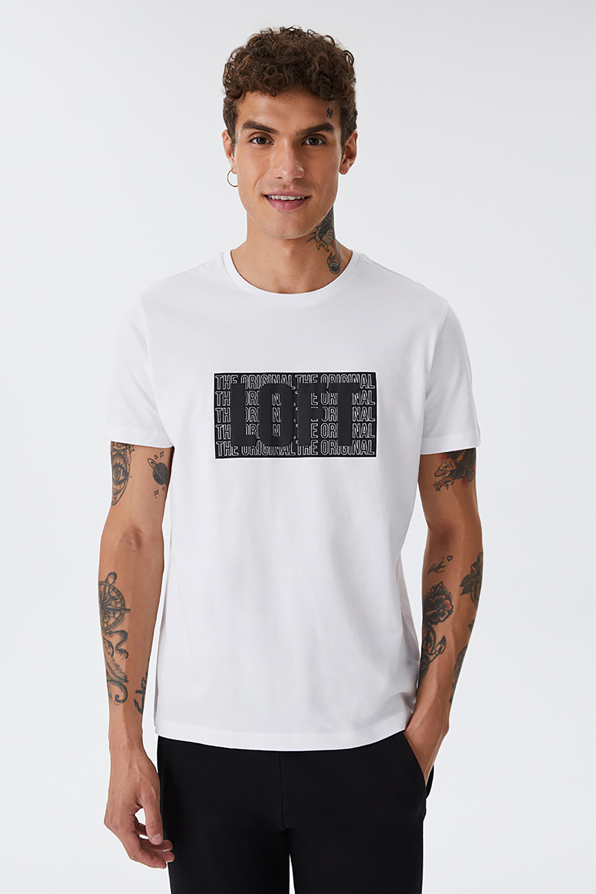 Loft Erkek Tişört LF2030491 WHT Loft Erkek Tişört LF2030491 WHT