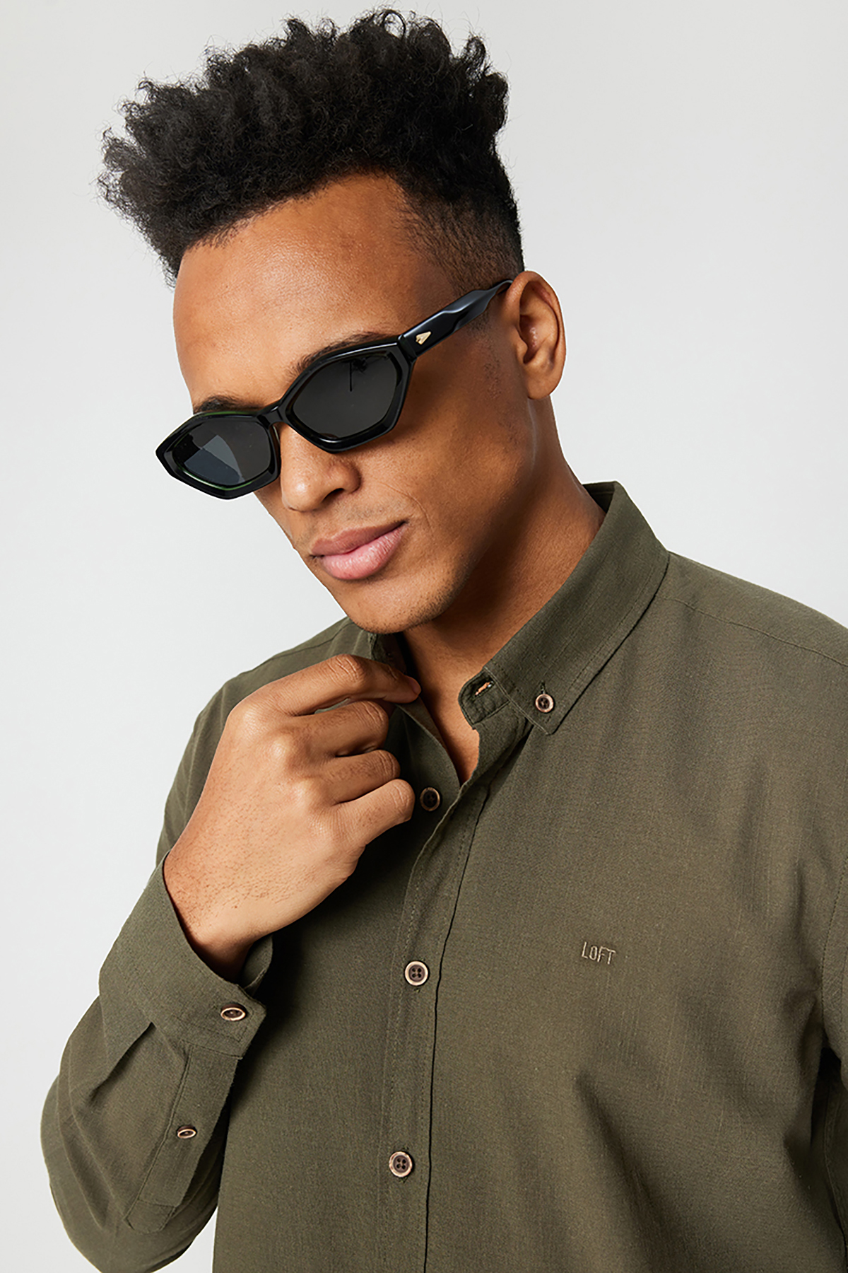 Loft Erkek Gömlek LF2027896 KHA Loft Erkek Gömlek LF2027896 KHA