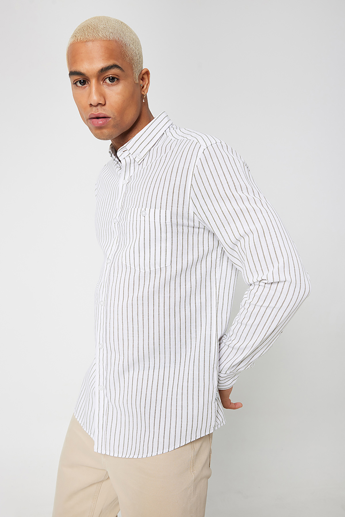 Loft Erkek Gömlek LF2027027 KHA Loft Erkek Gömlek LF2027027 KHA