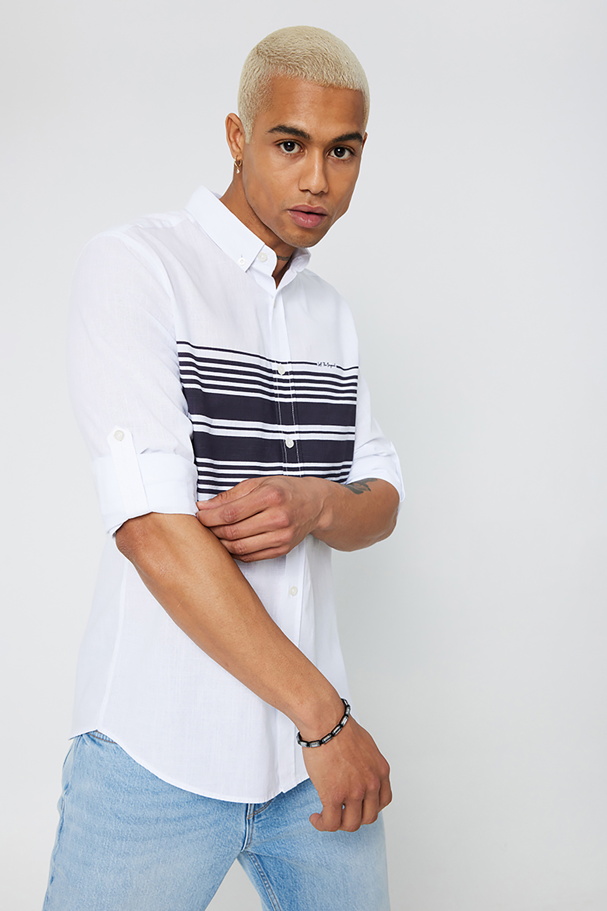 Loft Erkek Gömlek LF2024378 WHT Loft Erkek Gömlek LF2024378 WHT