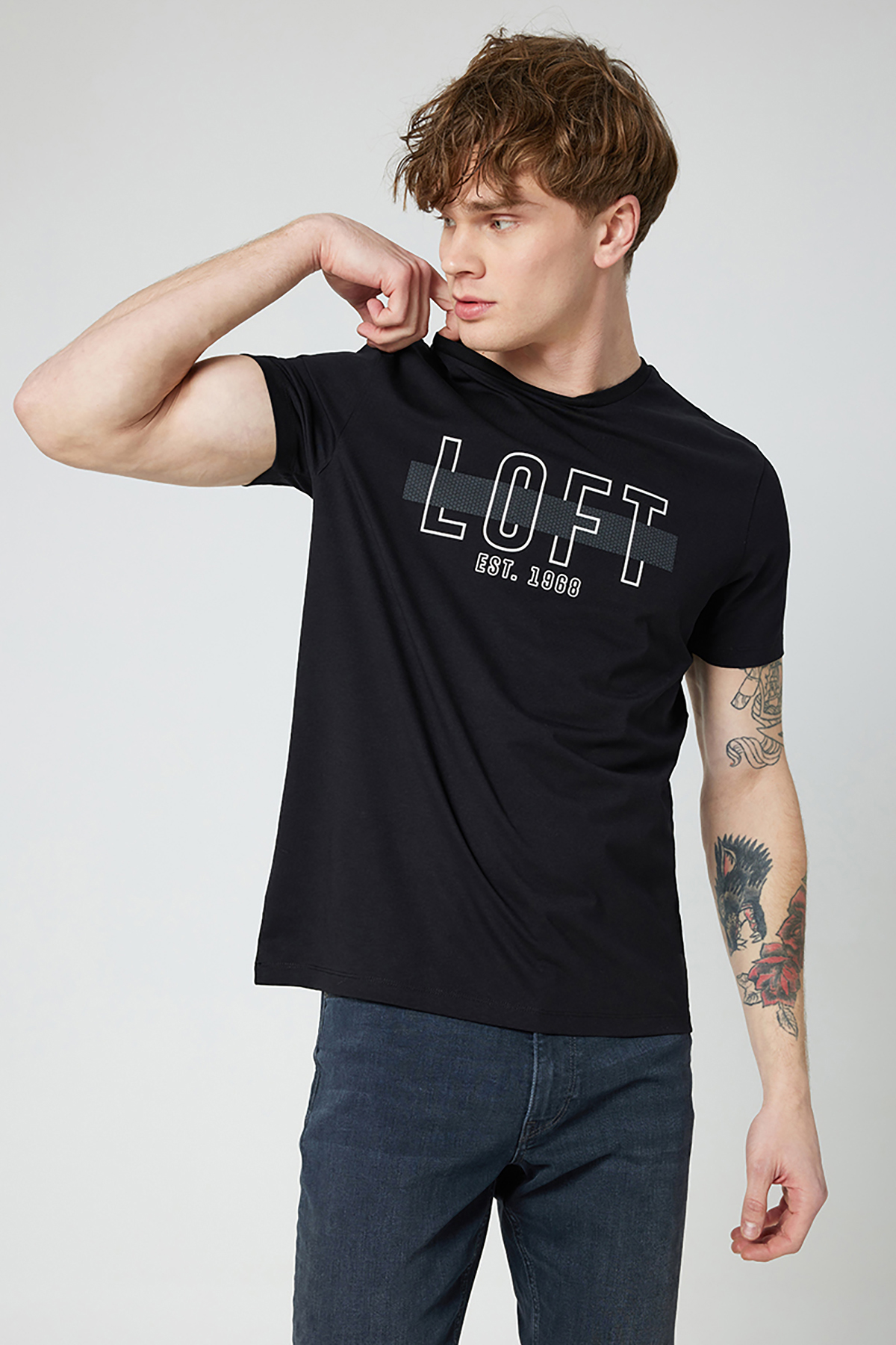Loft Erkek Tişört LF2028000 BLK Loft Erkek Tişört LF2028000 BLK