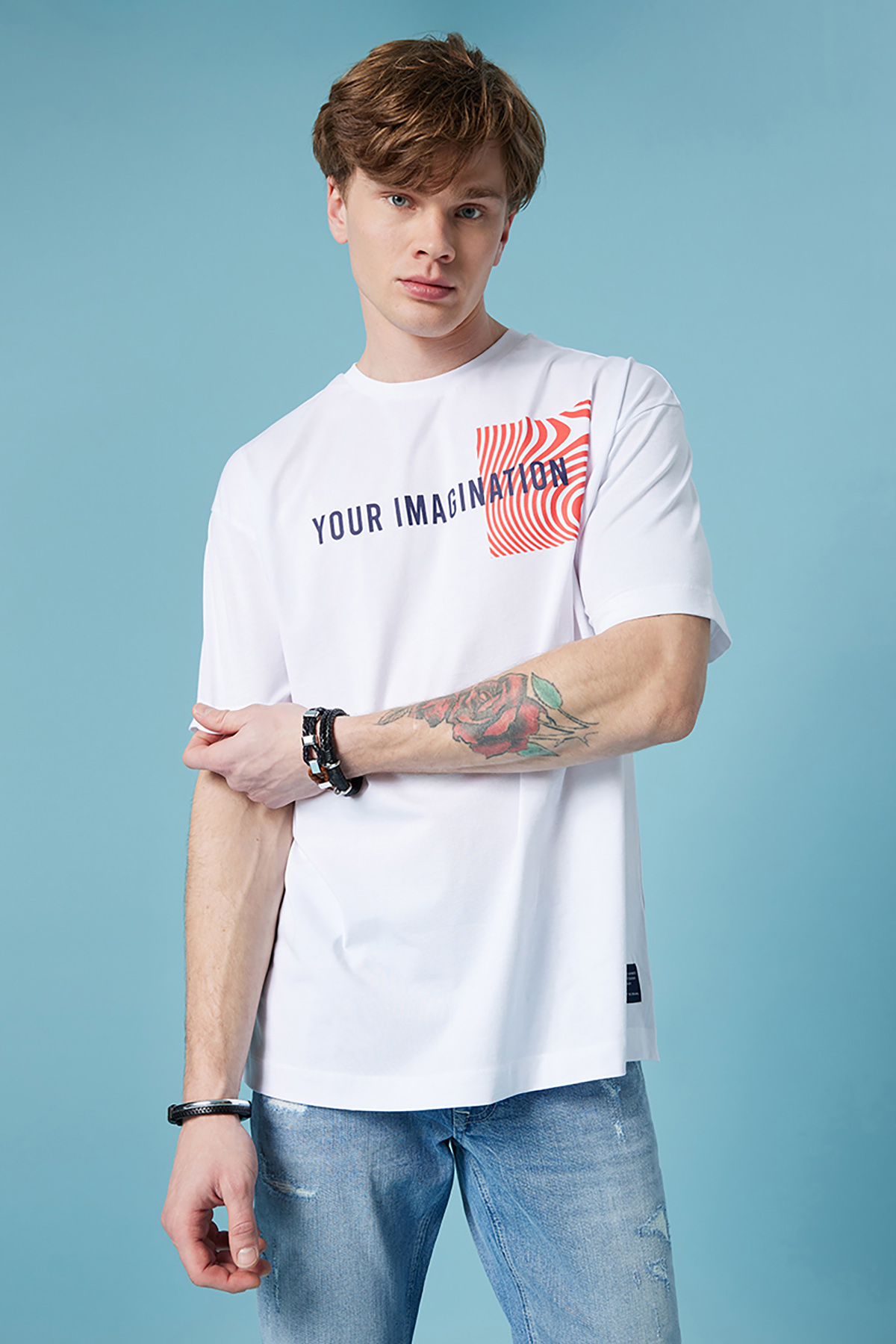 Loft Erkek Tişört LF2032572 WHT Loft Erkek Tişört LF2032572 WHT