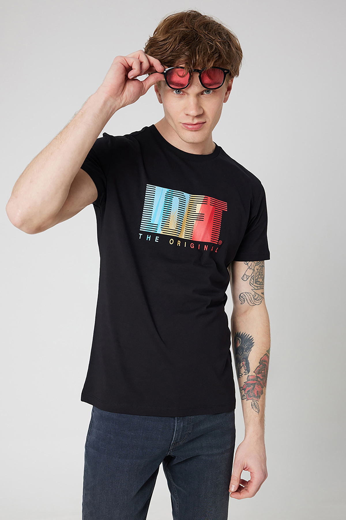 Loft Erkek Tişört LF2032344 BLK Loft Erkek Tişört LF2032344 BLK