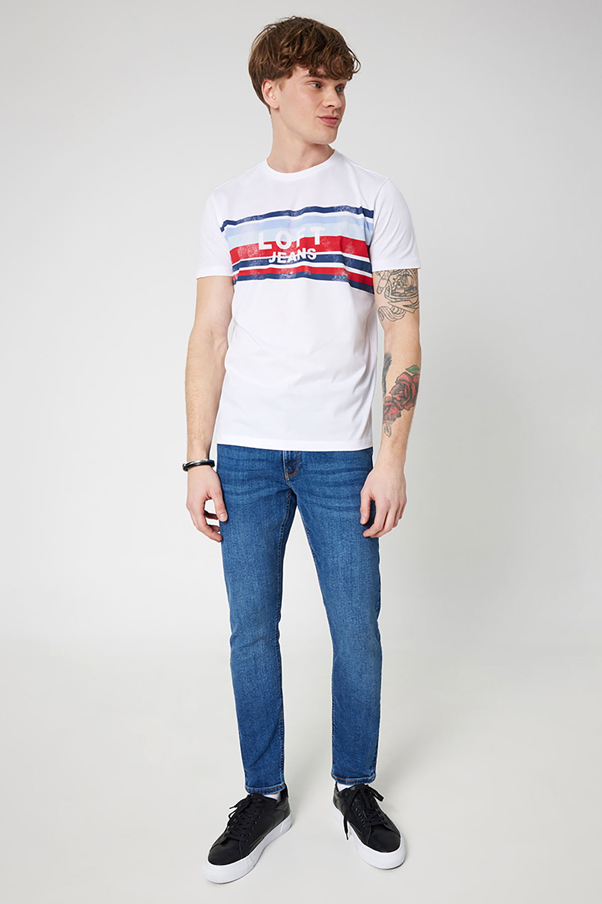 Loft Erkek Tişört LF2031822 WHT Loft Erkek Tişört LF2031822 WHT