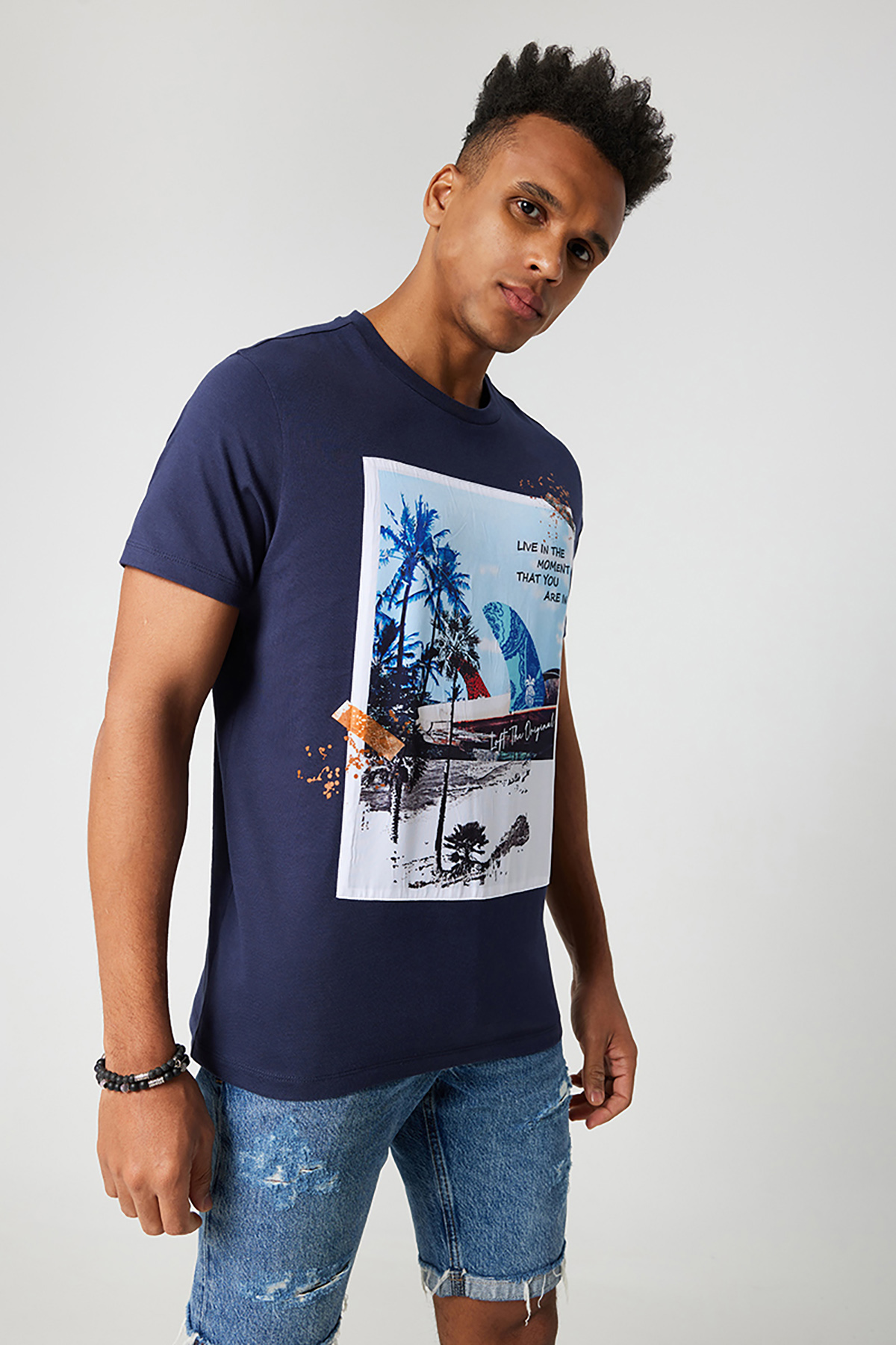 Loft Erkek Tişört LF2032232 NAV Loft Erkek Tişört LF2032232 NAV