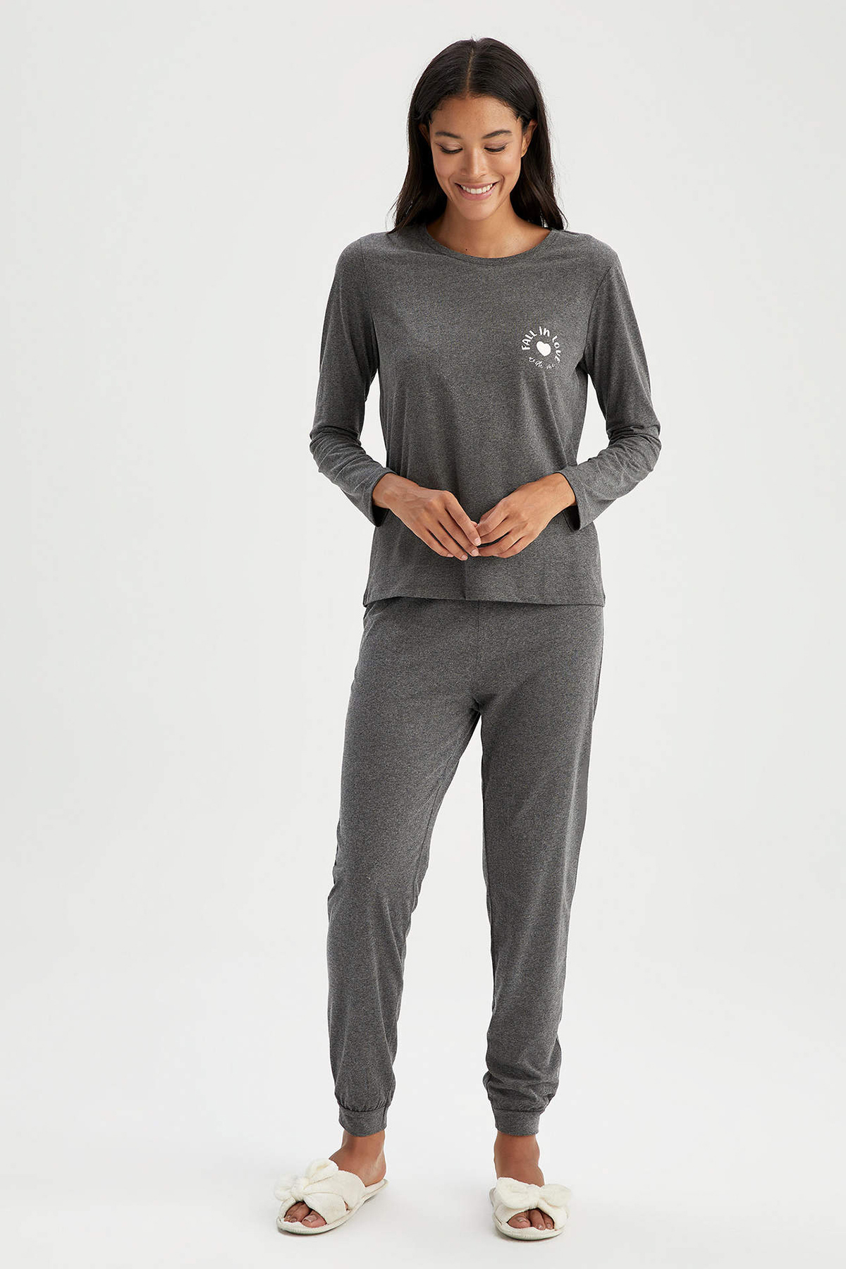 Defacto Kadın Pijama Takımı Y7487AZTR